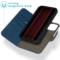 imoshion Etui de télephone luxe 2-en-1 amovible Apple iPhone 15 - Bleu