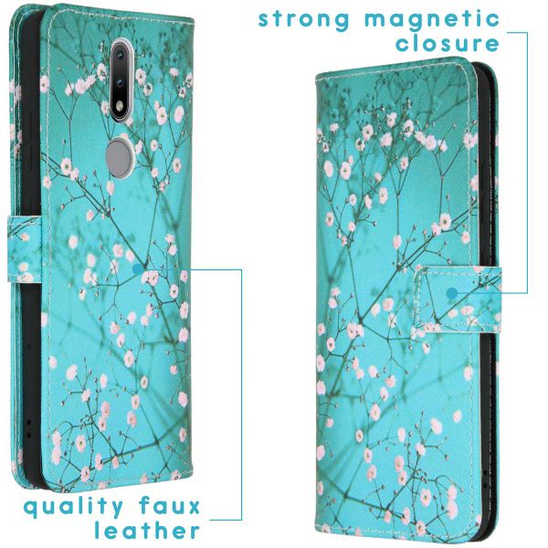 imoshion Coque silicone design Nokia 2.4 - Blossom