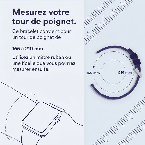 Apple Bracelet Alpine Loop Apple Watch | 44/45/46/49 mm - Taille L - Indigo