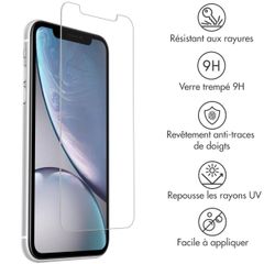 Accezz Protection d'écran en verre trempé 2-pack Apple iPhone 12 (Pro) / 11 / XR