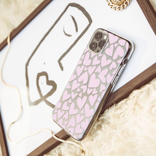 imoshion Coque Design iPhone 11 Pro - Cœurs - Rose