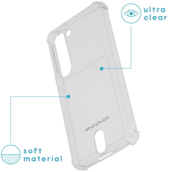 imoshion Coque silicone avec support de passe Samsung Galaxy S23 - Transparent