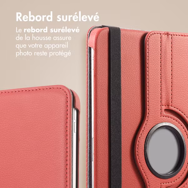 imoshion Coque tablette rotatif à 360° Samsung Galaxy Tab A11 Plus - Rouge