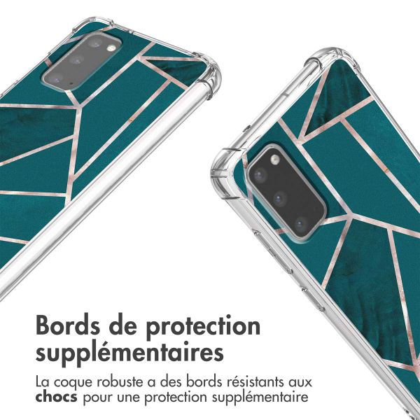 imoshion Coque Design avec cordon Samsung Galaxy S20 - Petrol Green Graphic