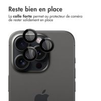 imoshion Lot de 2 protections d'objectif de caméra Apple iPhone 15 Pro / 15 Pro Max - Black Titanium