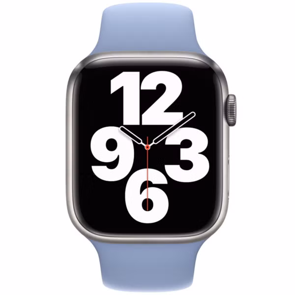 Apple Bracelet Sport Apple Watch Series 1 t/m 9 / SE (38/40/41 mm) | Series 10 / 11 (42 mm) - Blue Fog