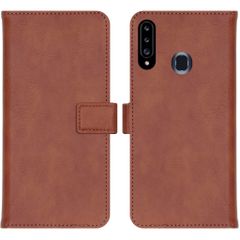 imoshion Étui de télephone portefeuille Samsung Galaxy A20s - Marron