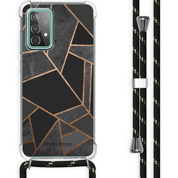 imoshion Coque Design avec cordon Samsung Galaxy A52(s) (5G/4G) - Black Graphic