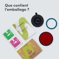 imoshion Support de téléphone pour voiture avec MagSafe - rotatif à 360° - avec ventouse - magnétique - universel - noir