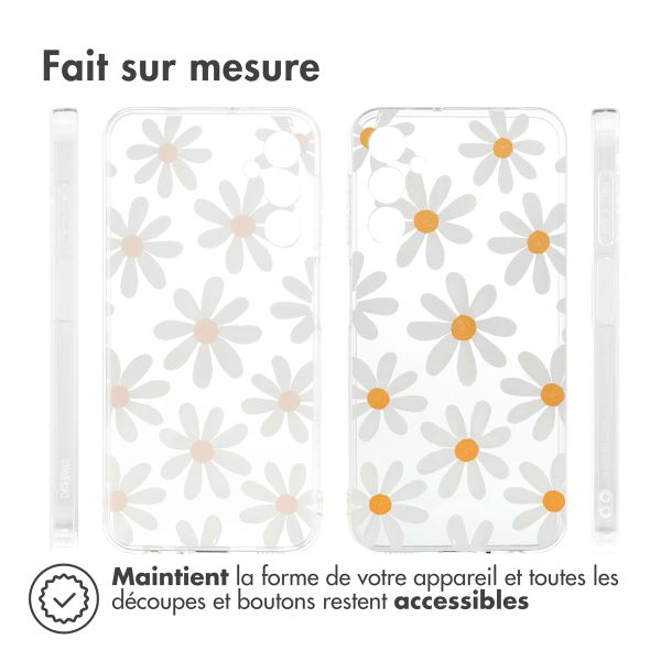 imoshion Coque Design Samsung Galaxy A25 (5G) - Daisy Flower