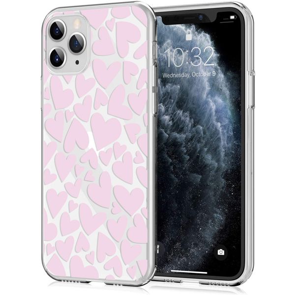 imoshion Coque Design iPhone 11 Pro - Cœurs - Rose