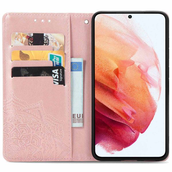 imoshion Etui de téléphone portefeuille  S21 FE - Rose Champagne