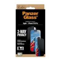 PanzerGlass Protection d'écran Privacy Ultra-Wide Fit Anti-bactérienne avec applicateur Apple iPhone 17