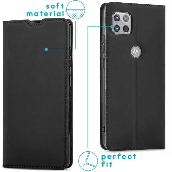 imoshion Étui de téléphone Slim Folio Motorola Moto G 5G - Noir