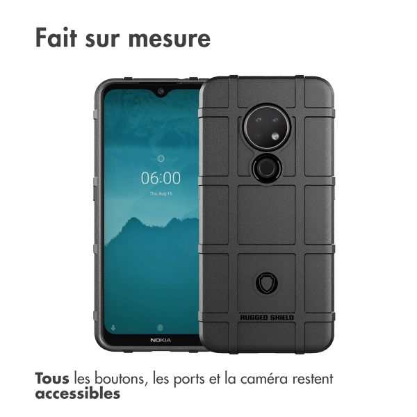 imoshion Coque Arrière Rugged Shield Nokia 6.2 / Nokia 7.2 - Noir