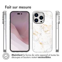 imoshion Coque Design iPhone 14 Pro - White Marble