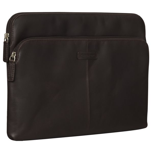 dbramante1928 Skagen Pro+ Sleeve - Pochette ordinateur 13 pouces - Cuir véritable - MacBook Pro 13 pouces / Air 13 pouces - Hunter Dark