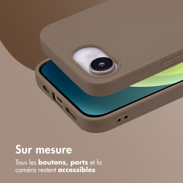 imoshion Coque Couleur Apple iPhone 16e - Marron