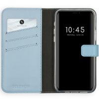 Selencia Étui portefeuille en cuir véritable Apple iPhone 12 (Pro) - Air Blue