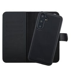 Selencia Étui portefeuille amovible Olyn avec MagSafe Samsung Galaxy A55 - Noir