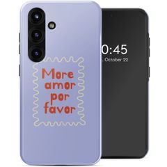 Selencia Coque arrière Vivid avec MagSafe Samsung Galaxy S25 - More Amor