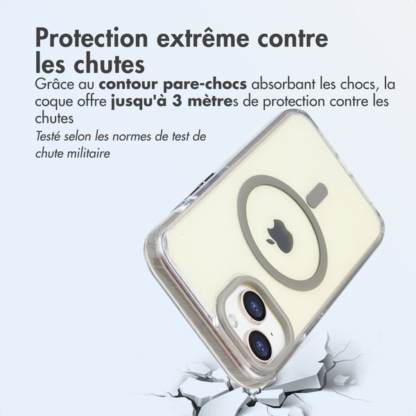 imoshion Coque Combat MagSafe Apple iPhone 15 - Gris