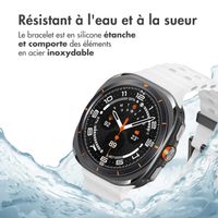 imoshion Bracelet Ocean en silicone Samsung Galaxy Watch Ultra (2024/2025) - Blanc