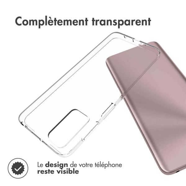 Accezz Coque Clear Motorola Moto G42 - Transparent