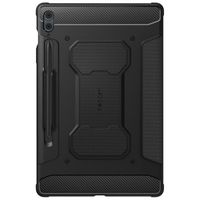 Spigen Coque tablette Rugged Armor Pro Samsung Galaxy Tab S9 FE Plus - Noir