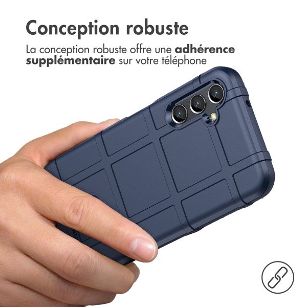 imoshion Coque Arrière Rugged Shield Samsung Galaxy A14 (5G/4G) - Bleu foncé