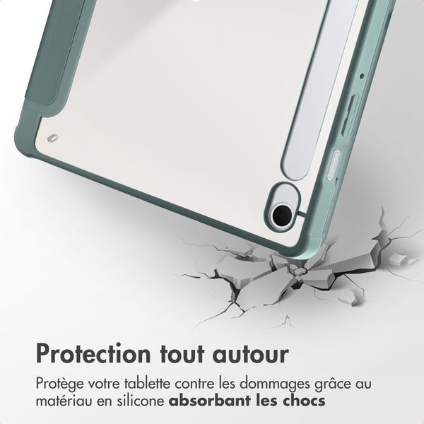 imoshion Coque tablette Origami Samsung Galaxy Tab S9 11.0 pouces / S10 Lite / S10 FE / S9 FE 10.9 pouces - Vert foncé