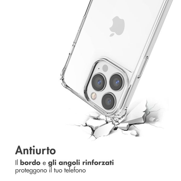 imoshion Coque avec dragonne + bracelet Apple iPhone 13 Pro - Perles Cœurs