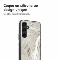 imoshion Coque design pour Samsung Galaxy A54 - Sandy Marble