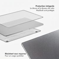 Selencia Coque Paillettes pour Apple MacBook Neo 13 pouces (2026) A18 - Transparent
