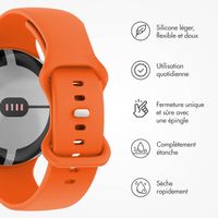 imoshion Bracelet en silicone Google Pixel Watch 3 - 45 mm - Taille L - Orange