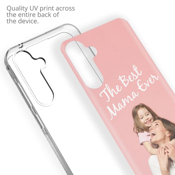 Concevez votre propre coque en gel Samsung Galaxy A55 - Transparent