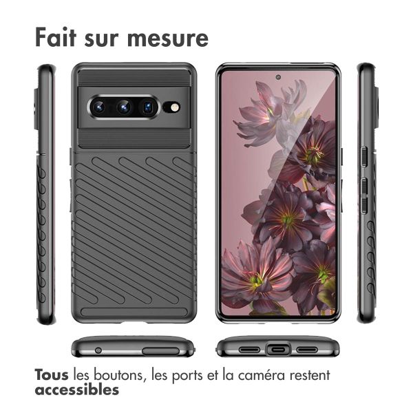 imoshion Coque Arrière Thunder Google Pixel 7 Pro - Noir