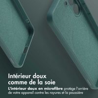 imoshion Coque Couleur avec MagSafe Samsung Galaxy S25 Plus - Vert foncé