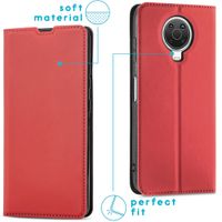 imoshion Étui de téléphone Slim Folio Nokia G10 / G20 - Rouge