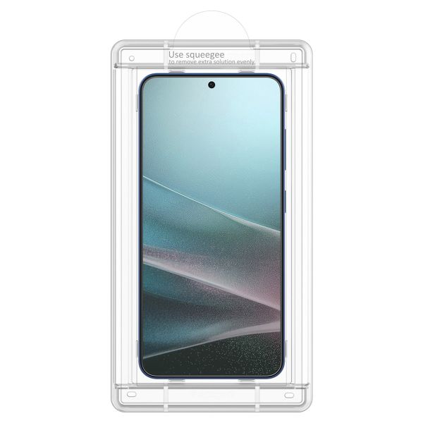 Spigen EliteShield EZ Fit avec plateau d'installation - 1 pack Samsung Galaxy S25