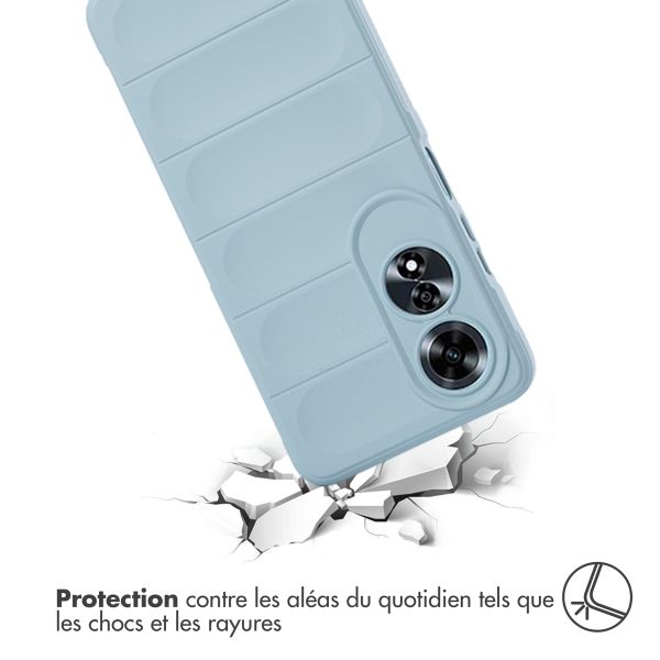 imoshion Coque arrière EasyGrip Oppo A60 4G - Bleu clair