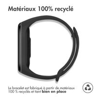 imoshion Bracelet sportif en silicone Xiaomi Mi Band 5 / 6 - Noir / Gris