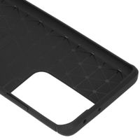 Coque brossée Samsung Galaxy S21 Ultra - Noir