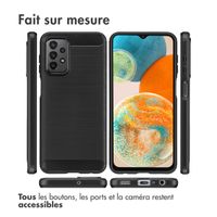 imoshion Coque Brushed Samsung Galaxy A23 (5G) - Noir