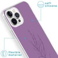 imoshion Coque Design iPhone 13 Pro - Floral Purple