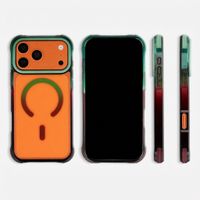 Selencia Coque arrière MagSafe Gradient Apple iPhone 17 Pro Max - Vert / Brun