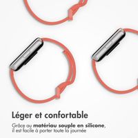 imoshion Bracelet en silicone⁺ Apple Watch Series 1 t/m 9 / SE (38/40/41 mm) | Series 10 / 11 (42 mm) - Taille S/M - Coral