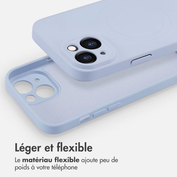 imoshion Coque Couleur avec MagSafe Apple iPhone 15 - Lila