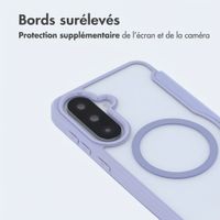 imoshion Bookcase transparente avec MagSafe Samsung Galaxy A37 (5G) - Lilas