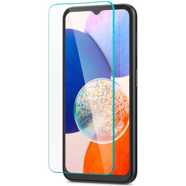 Spigen Protection d'écran en verre trempé GLAStR Slim 2-pack Samsung Galaxy A14 (5G/4G)
